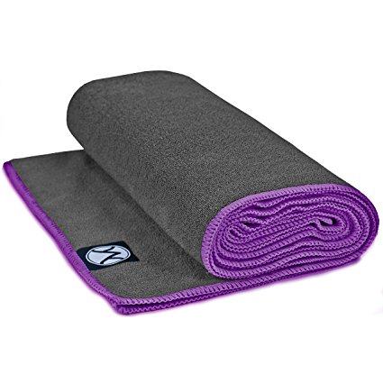 Youphoria Yoga Towel - Microfiber Non Slip Yoga Mat Towels (24 x 72)