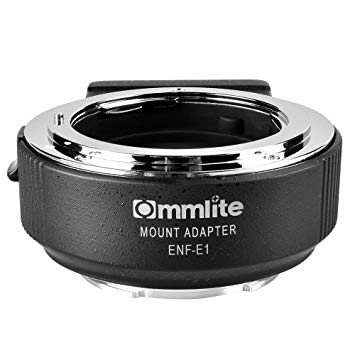 Commlite CM-ENF-E1 PRO Nikon Tamron Sigma F Mount Lens to Sony E Mount Electronic Autofocus Lens Adapter Aperture Control EXIF Transmitting for Sony A9 A6300 A6500 A7RIII A7RII A7II (V06 Version)