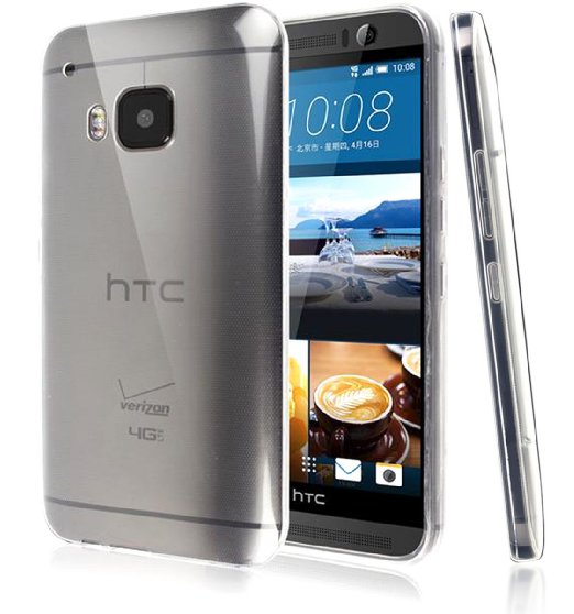 HTC One M9 Case Invisible Armor Xtreme SLIM CLEAR SOFT Lightweight Rubber TPU Bumper Case Back Cover 1 Pack