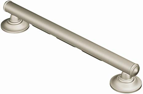 Moen R8716D1GBN Home Care 16-inch Grab Bar, Brushed Nickel