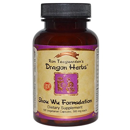 Dragon Herbs, Shou Wu Formulation, 500 mg, 100 Veggie Caps