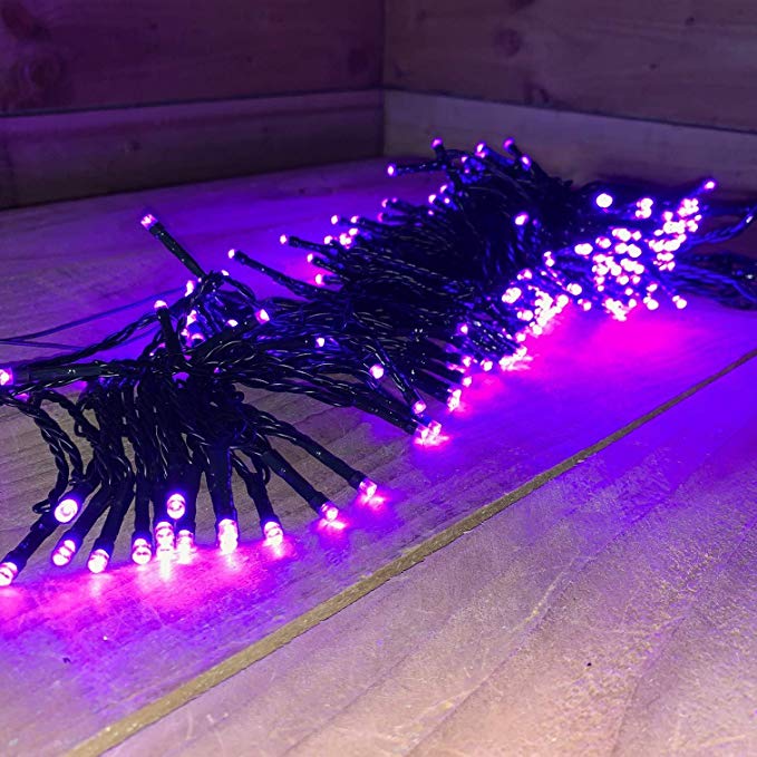 The Christmas Workshop 300 LED Chaser String Lights Purple Indoor Outdoor