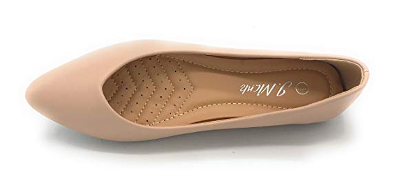 Women's Casual Pointed Toe Ballet Flats Comfort Classic Slip Ons