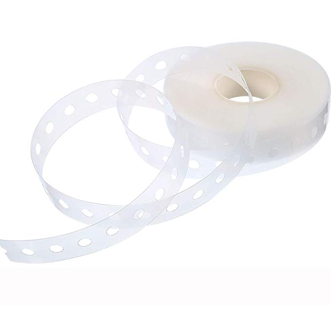 Tatuo 49 Feet Balloon Arch Strip Tape Clear Balloon Garland Kit for Wedding Party Decorations