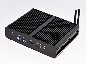 Kingdel Fanless Mini Computer, Nettop with Intel Haswell i7 4th Generation CPU, Barebone, 2HDMI, 2NICs, SPDIF, 4USB3.0, Wi-Fi, Metal Case