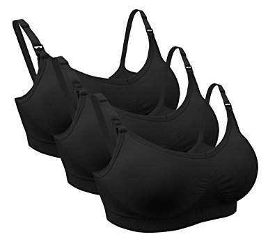 iLoveSIA 3PACK/2PACK Womens Seamless Nursing Bra Bralette