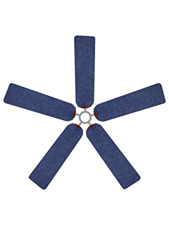 Fan Blade Designs 8R-EXIG-Z764 Ceiling Fan Blade Covers, Denim