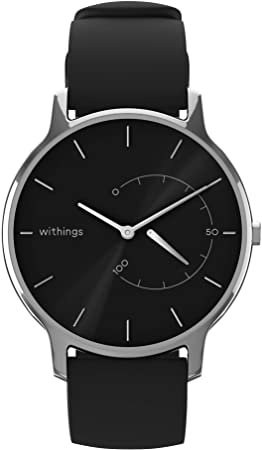 Withings Move Hybrid Smartwatch - Activity Tracker with Connected GPS, Sleep Monitor, Water Resistant with 18-month battery life