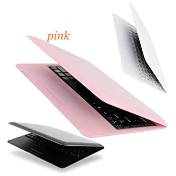 Goldengulf Latest 10 Inch Computer Laptop PC Android 4.4 Dual Core Notebook Netbook 8GB with Optical Mouse and Charger WiFi Built in Camera Netflix YouTube Google Flash Player (Pink)