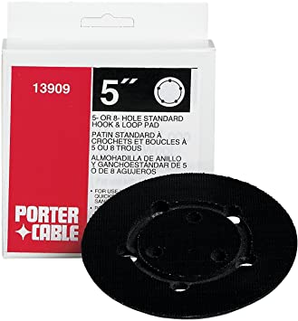 PORTER-CABLE 13909 Replacement Pad (for Model 333VS-5 or 8-Hole Hook & Loop)