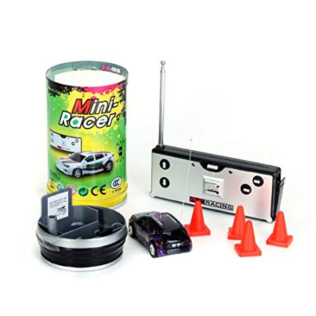 wltoys Coke Can Mini RC Radio Remote Control Micro Racing Car( color random )