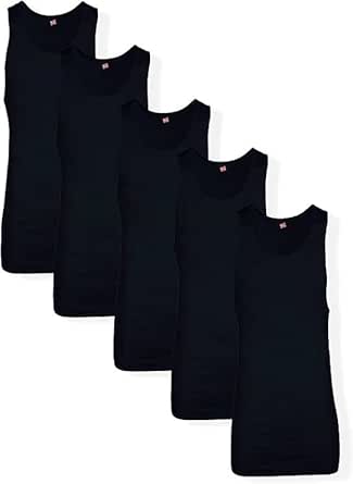 Hanes Men's 5-Pack ComfortBlend Tank with FreshIQ