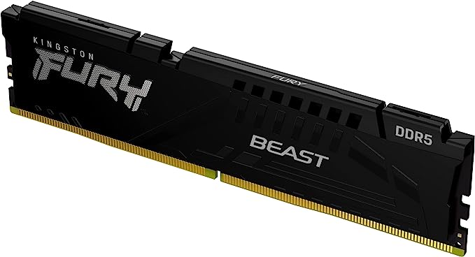 Kingston Fury Beast 8GB 6000MT/s DDR5 CL36 Desktop Memory Single Module | AMD Expo | Plug N Play | KF560C36BBE-8