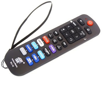 Roku-ready Universal Streaming Remote Work for Main Streaming Box Roku 1 2 3 TCL Roku Tv Sharp Roku Tvdirect Tv Dish Apple Tv VIZIO smart TV and More
