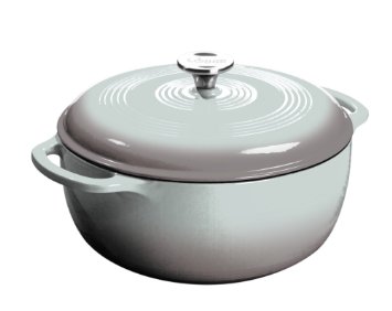 Lodge EC6D05 Enameled Cast Iron Dutch Oven, 6-Quart, Gray