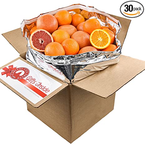 Gourmet Fruit Basket, (20lbs) Mixed Citrus Box with Oranges and Grapefruit (30 pieces)