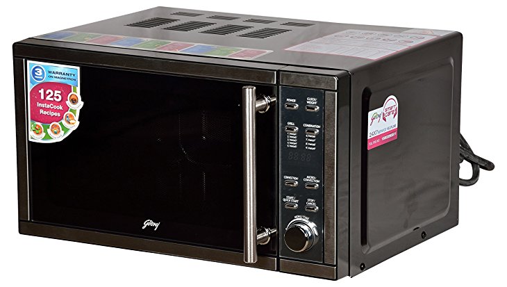 Godrej 20 L Convection Microwave Oven (GMX20CA3MKZ, Silver)