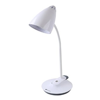 Avalon LED Desk Lamp with Clip-On Option WhiteGrey
