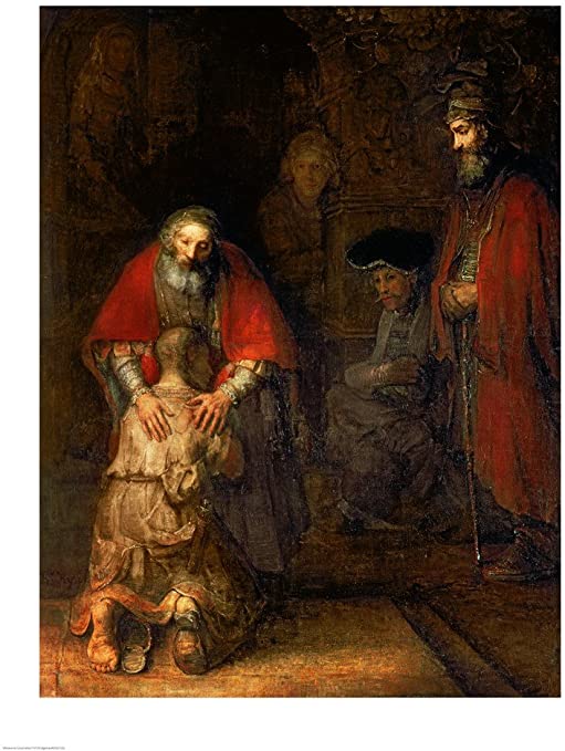Return of The Prodigal Son, c.1668 by Rembrandt Van Rijn Art Print, 21 x 28 inches