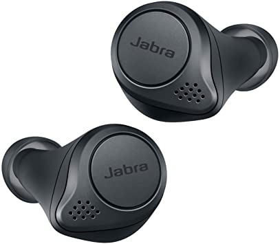 Jabra Elite Active 75t True Wireless Bluetooth Earbuds, Compact Design, 4th Generation, Alexa Built-in, 28 Hours Battery, Charging Case Included - Dark Grey