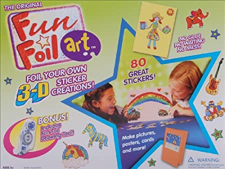 Fun Foil Art Kit - Over 100 Stickers