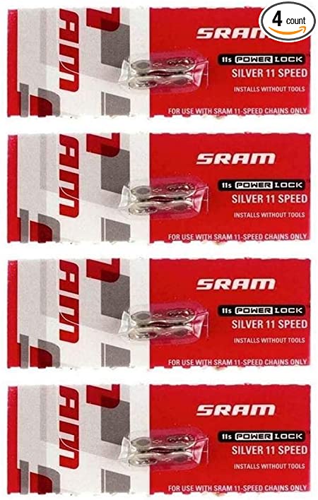 SRAM PowerLock Chain Connector 11-speed Chain Link w/ SRAM DECAL - Available in 2-PACK and 4-PACK