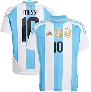 Youth Argentina 24 Lionel Messi Home Jersey