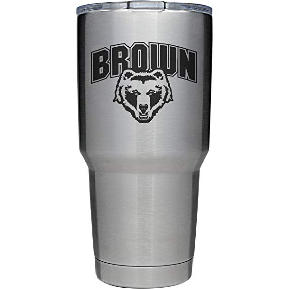 YETI Rambler 30 oz Stainless Steel Vacuum Insulated Tumbler with Lid (Brown)