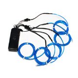 5 X 1 metre Brand new Blue Electroluminescent Wire El Wire by ZITRADES