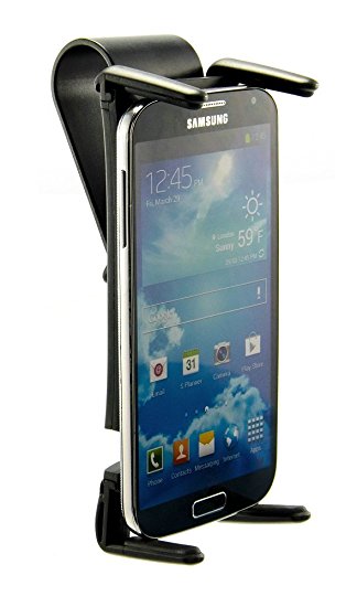 Arkon Phone and Midsize Tablet Sun Visor Car Mount for Samsung Galaxy Note 5 4 iPhone 6S 6 Plus 6S 6 Galaxy S7 S6 iPad mini