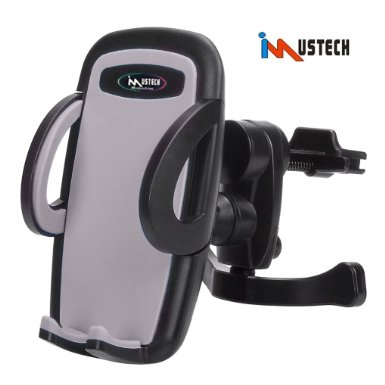 iMustech®Universal Air Vent Car holder Mount for iPhone 6/6 Plus/5S/5C/4S,Samsung Galaxy S6/S6 Edge/S4/S3/Note 4,Google Nexus 5/4, LG G4, Nokia, Xperia, Moto, HTC[PROMOTION]