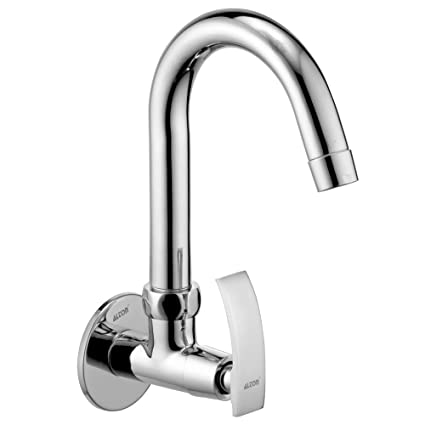 ALTON Fame 3365 Brass Sink Cock With Swinging Spout/Wall Mounted (Chrome)