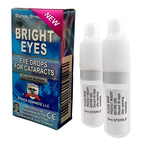 Carnosine Eye Drops - Ethos Bright Eyes™ NAC Eye Drops (Safe for Cataracts Sufferers) - As Seen on UK National TV with Amazing Results! NAC n acetyl carnosine eye drops...