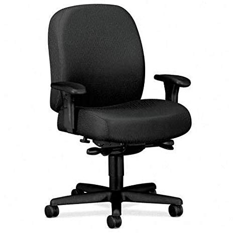 HON HON3528NT19T Mid-Back Task Chair, 32-1/4" x 29-1/2" x 43-1/2", Charcoal Gray
