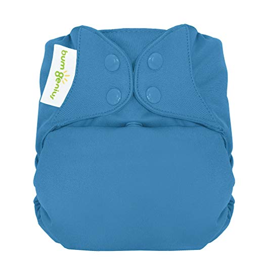 bumGenius Freetime All-In-One One-Size Snap Closure Cloth Diaper (Moonbeam)
