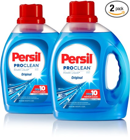 Persil ProClean Power-Liquid Laundry Detergent, Original Scent, 75 Ounce (48 Loads) (Pack of 2)