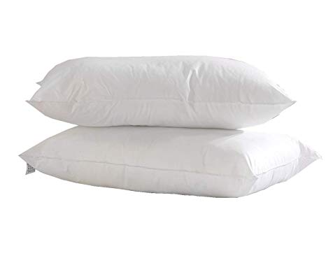 Lancashire Textiles Supreme So Soft Egyptian Cotton Cover Anti-Allergy Bounce Back Pillow Pair