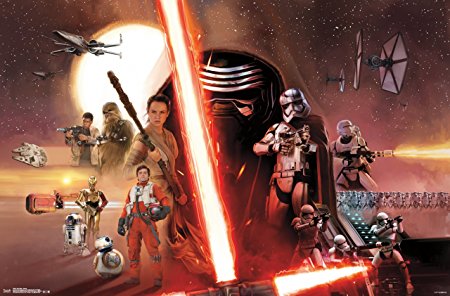 Star Wars The Force Awakens, Assorted Characters, 22" x 34", Wall Poster