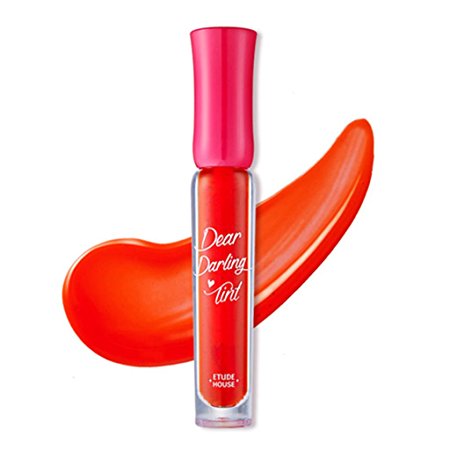 Etude House Dear Darling Water GEL Tint (4.5g) 2017 New Water MLBB Lipstick, 15 color available (OR201 Kumquat Red)