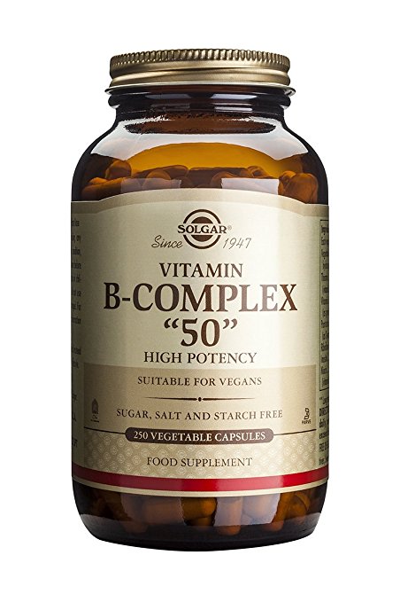 Solgar B-Complex Vegetable Capsules, 250 Count