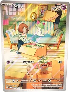 Pokemon - Ralts 211/198 - Scarlet & Violet - Illustrator Rare - Holo Full Art