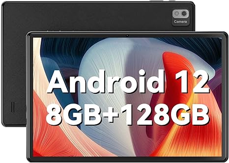 SGIN 10 Inch Android 12 Tablet, 8GB RAM 128GB ROM Tablets Computer with MTK Octa-Core 2.0Ghz Processor, 1982 * 1200 HD IPS Display, 5MP 8MP Camera, GPS, WiFi, Bluetooth, 6000mAh