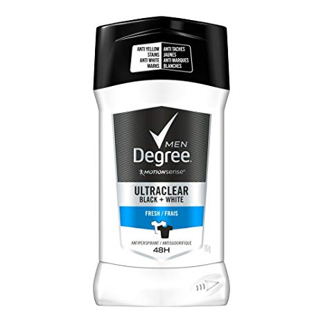 Degree Men Ultraclear Black   White Fresh Antiperspirant stick, 76 g