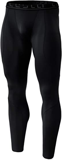 TSLA/Tesla Compression Pants Men Thermal Base Layer Tights Sports Leggings
