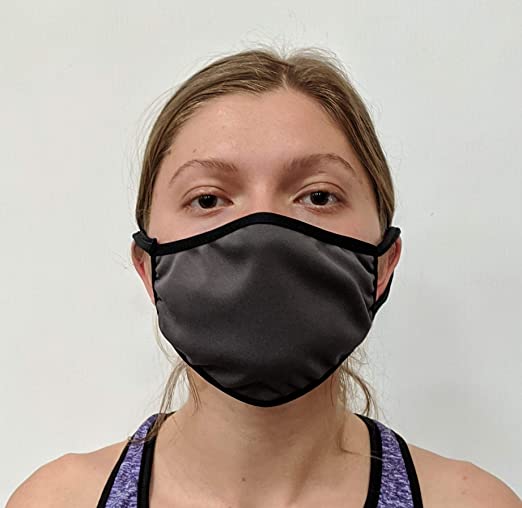 Made in USA: Face Coverings, Washable, Reusable – Protection from Dust, Pollen, Pet Dander, Other Large Airborne Particles.