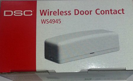 DSC SECURITY WS4945 WIRELESS ALARM DOOR/WINDOW CONTACT/TRANSMITTER