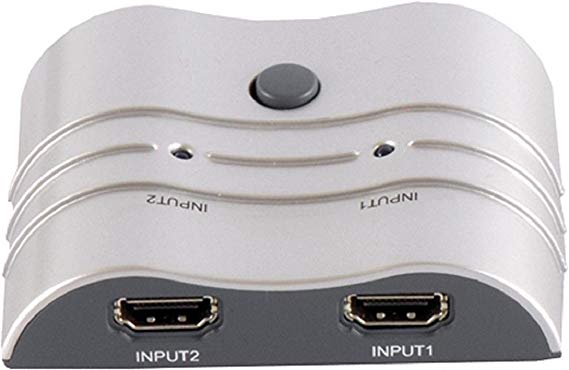 GE 22714 HDMI Switch Connects Two HDMI Sources to Single Display