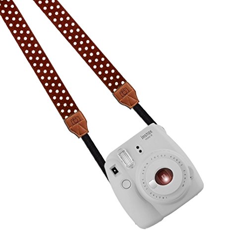 Katia Camera Neck Shoulder Strap Belt for Nikon / Canon / Sony / Olympus / Pentax / Mini 9 / Mini 8 / Mini 7s / Mini 25 / Mini 50s / Mini 90 / DSLR / SLR / DC / Fujifilm Polaroid Instax Camera