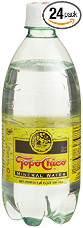 Topo Chico Mineral Water, 20-Ounce Plastic Bottless (Pack of 24)