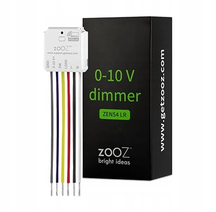 Zooz 700 Series Z-Wave Plus 0-10 V Dimmer ZEN54 | Z-Wave Hub Required (Sold Separately)
